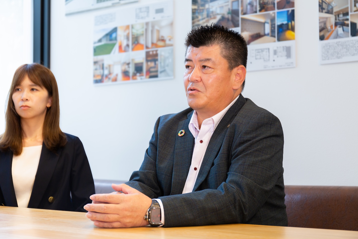 左から、ヤマト住建 池田氏、渡沼氏