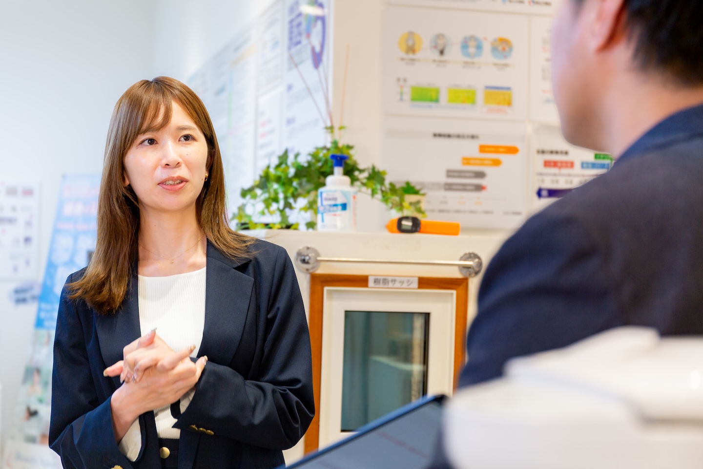 対談する池田氏